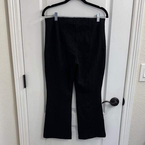 Anthropologie The Margot Kick-Flare Black Cropped Pants Maeve Women’s Size Small - Picture 6 of 8